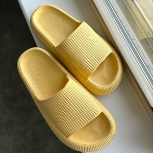 Yellow sandals